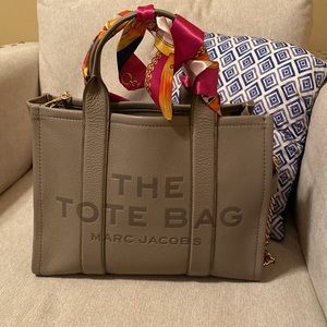 Marc Jacobs Mini Tote in Cement and Marc Jacobs straps (2)